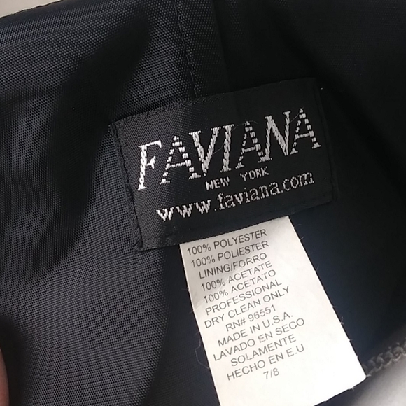 Faviana New York Pink Faux Bow Bodice  Strapless Zipper Back Semi Formal Dress - Picture 7 of 9